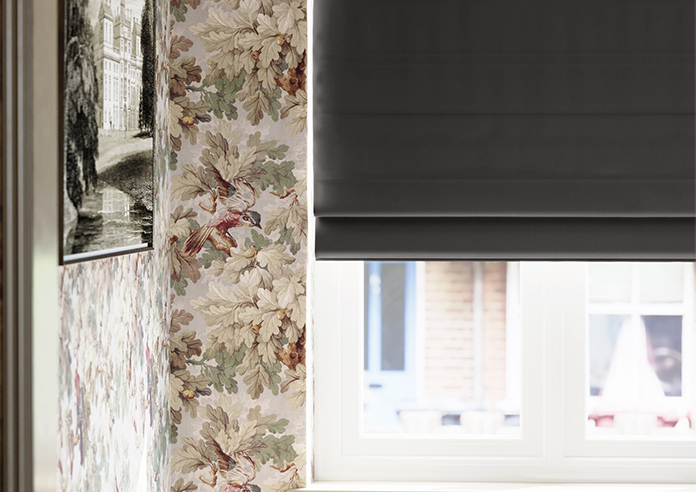 Devonshire, Charcoal - Roman Blind - Image 5